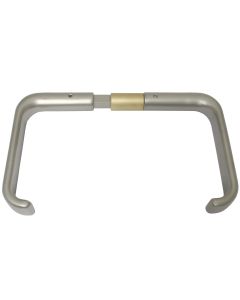 Deurklinken oplegslot, krukstift 9mm, deurdikte 32-43mm RVS (Inox) mat