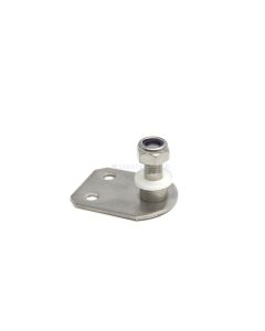 Zijplaatbevestiging Ø8 mm RVS 316 (Inox A4) compact 45x35 mm