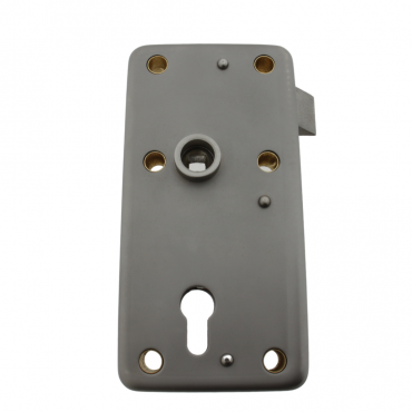 Oplegslot cilinder - Rechts naar buiten draaiend - Mat RVS 304 (Inox A2)  - N-110201