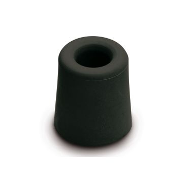 Deurstopper Ø30x24mm Zwart Rubber