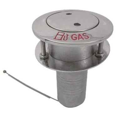 Dek-dop Pop-up Gas A Ø50mm D Ø84mm B 102mm Rvs 316