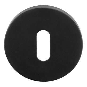 Klavierrozet rond Ø53mm - Mat zwart