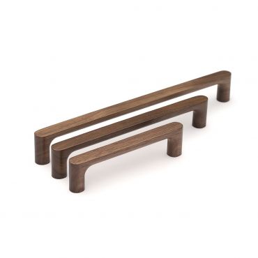 Houten meubelgreep - 208x16x192mm - Walnoot