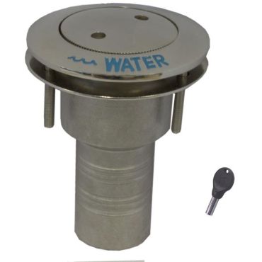 Dek-dop Pop-up met slot Water A Ø50mm D Ø84mm B 76mm Rvs 316