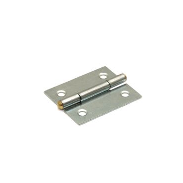 Scharnier Staal Verzinkt 25x22mm Dikte: 0.8mm knoop Ø3.8mm