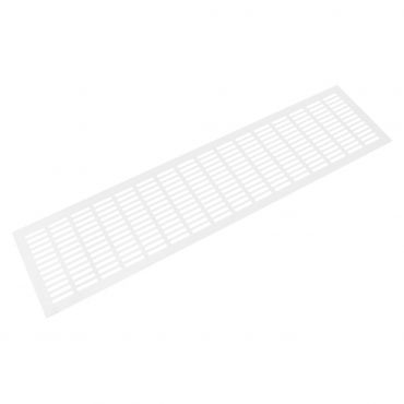 Aluminium ventilatierooster - 150x600mm - Wit