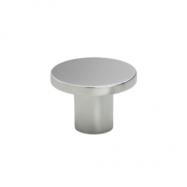 Meubelknop rond Como - Ø26mm - Hoogte: 18mm - Mat chroom